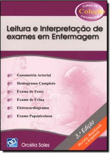Picture of LEITURA E INTERPRETACAO DE EXAMES EM ENFERMAGEM - 3ª EDICAO