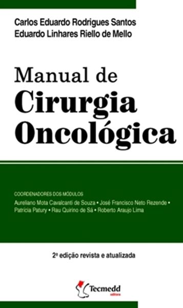 Picture of MANUAL DE CIRURGIA ONCOLOGICA - 2ª EDICAO