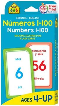 Imagem de BILINGUAL NUMEROS 1-100 - FLASH CARDS