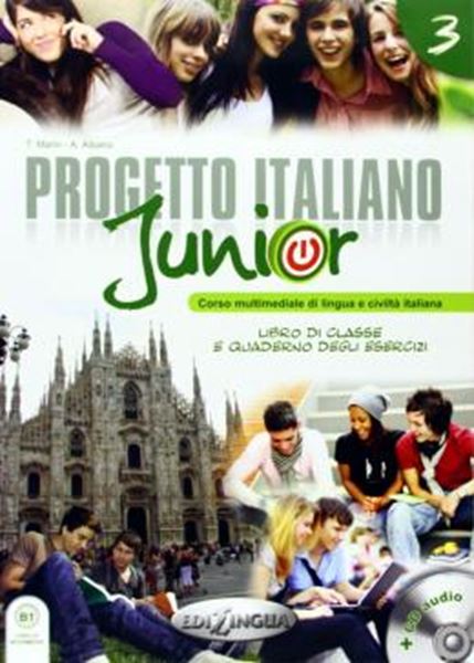 Picture of PROGETTO ITALIANO JUNIOR 3 - LIBRO DI CLASSE E QUADERNO DEGLI ESERCIZI + CD AUDIO (B1)