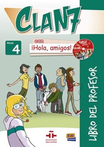 Picture of CLAN 7 CON HOLA, AMIGOS! 4 LIBRO DEL PROFESOR