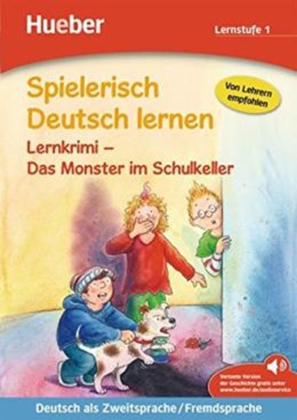 Picture of SPIELERISCH DEUTSCH LERNEN - LERNSTUFE 1 - LERNKRIMI - DAS MONSTER IM SCHULKELLER - BUCH MIT MP3-DOWNLOAD