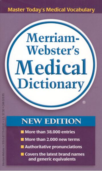 Picture of MERRIAM-WEBSTER´S MEDICAL DICTIONARY (MASS-MARKET PAPERBACK)  POCKET
