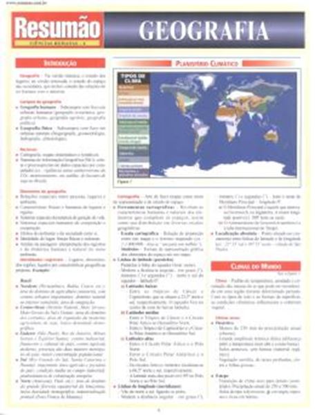 Picture of RESUMAO - GEOGRAFIA - 2ª ED.