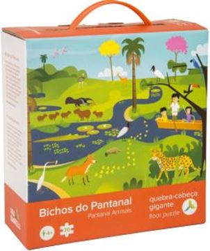 Imagem de QUEBRA-CABECA GIGANTE - BICHOS DO PANTANAL - 36 PECAS
