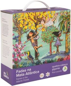 Imagem de QUEBRA-CABECA GIGANTE - FADAS NA MATA ATLANTICA - 36 PECAS
