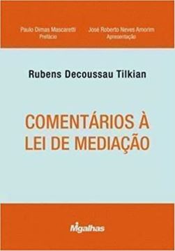 Imagem de COMENTÁRIOS À LEI DE MEDIAÇÃO 
