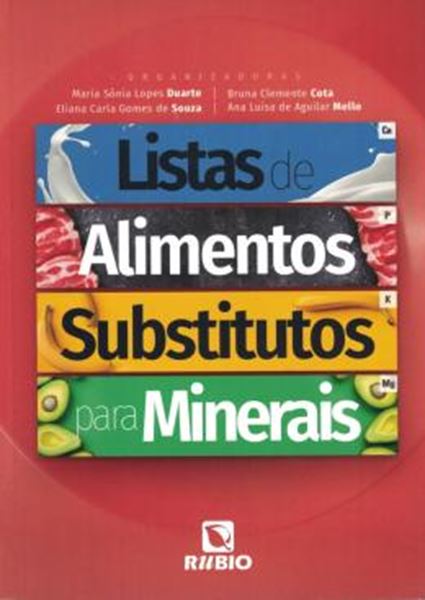 Picture of LISTAS DE ALIMENTOS SUBSTITUTOS PARA MINERAIS