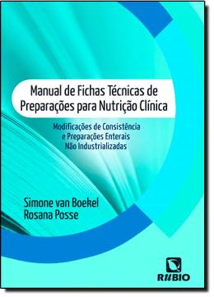 Picture of MANUAL DE FICHAS TECNICAS DE PREPARACOES PARA NUTRICAO CLINICA