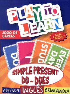 Imagem de PLAY TO LEARN - JOGO DE CARTAS - SIMPLE PRESENT DO-DOES
