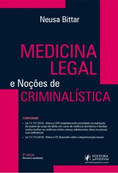 Picture of MEDICINA LEGAL E NOCOES DE CRIMINALISTICA - 8ª ED