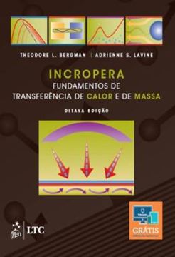 Imagem de INCROPERA - FUNDAMENTOS DE TRANSFERENCIA DE CALOR E DE MASSA - 8ª ED