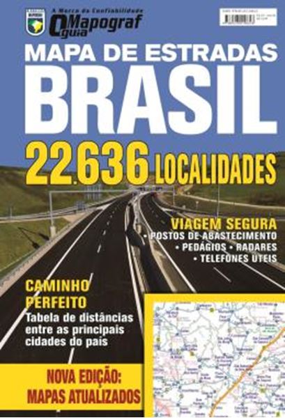 Picture of MAPA DE ESTRADAS BRASIL