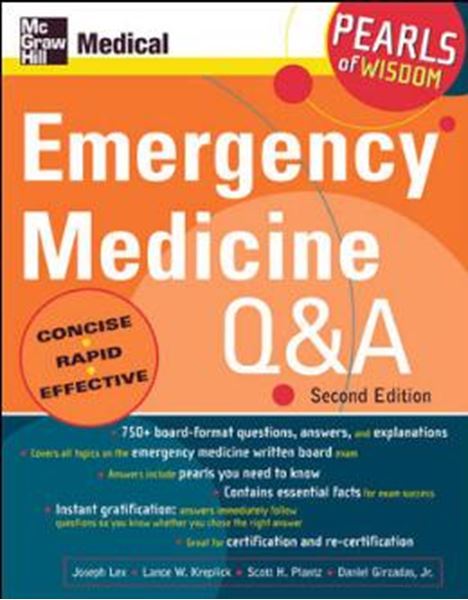 Picture of EMERGENCY MEDICINE Q A PEARLS OF WISDOM - 3RD ED