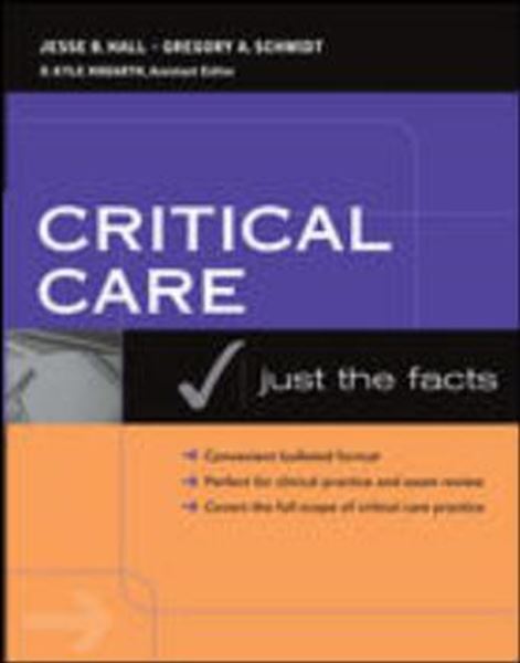 Picture of JUST THE FACTS IN CRITICAL CARE MEDICINE