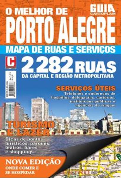 Picture of GUIA CARTOPLAM - O MELHOR DE PORTO ALEGRE - MAPA DE RUAS E SERVICOS