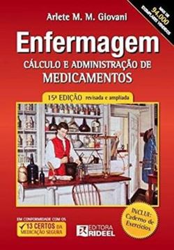 Imagem de ENFERMAGEM - CALCULO E ADMINISTRACAO DE MEDICAMENTOS - RIDEEL