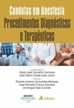 Imagem de CONDUTAS EM ANESTESIA – PROCEDIMENTOS DIAGNOSTICOS E TERAPEUTICOS