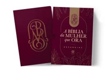 Imagem de A BIBLIA DA MULHER QUE ORA - EXPANDIDA (VINHO)