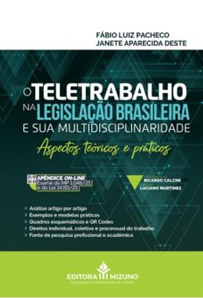 Picture of O TELETRABALHO NA LEGISLACAO BRASILEIRA E SUA MULTIDISCIPLINARIDADE - ASPECTOS TEORICOS E PRATICOS