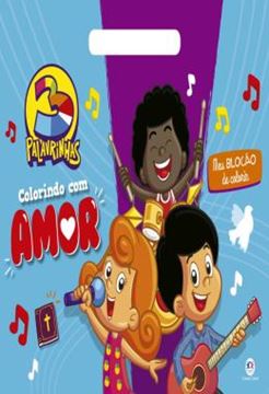 Imagem de MEU BLOCAO DE COLORIR - 3 PALAVRINHAS - COLORINDO COM AMOR