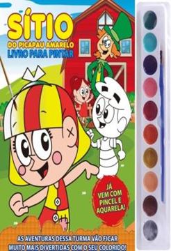 Imagem de SITIO DE PICAPAU AMARELO VOL. 1 - LIVRO PARA PINTAR COM AQUARELA