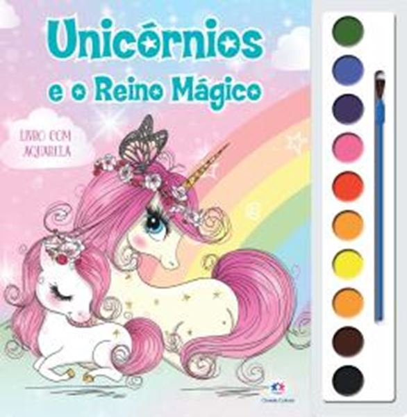 Picture of COL. LIVRO COM AQUARELA - UNICORNIOS E O REINO MAGICO