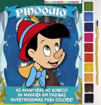 Imagem de PINOQUIO - LIVRO PARA PINTAR COM AQUARELA