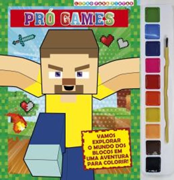 Picture of PRO-GAMES VOL. 4 - LIVRO PARA PINTAR COM AQUARELA