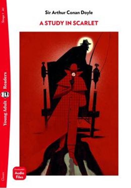 Picture of STUDY IN SCARLET, A - YOUNG ADULT ELI READERS A1 - DOWNLODABLE MULTIMEDIA