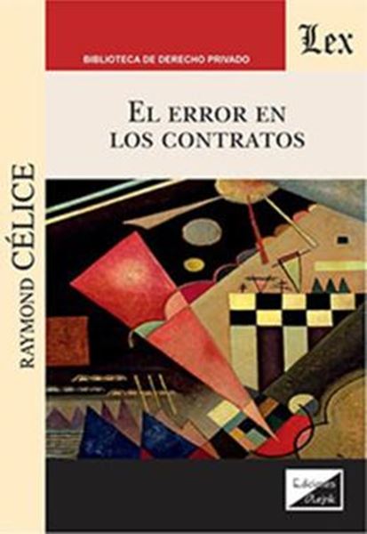 Picture of EL ERROR EN LOS CONTRATOS