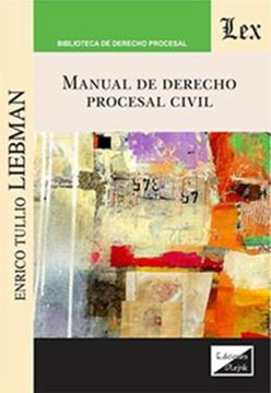 Imagem de MANUAL DE DERECHO PROCESAL CIVIL