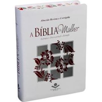 Imagem de A BIBLIA DA MULHER - CAPA COURO BOUNDED BRANCA