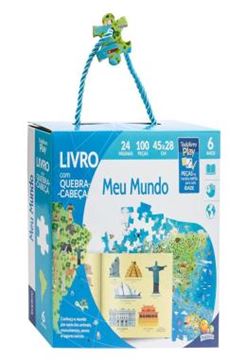 Imagem de TODOLIVRO PLAY - LIVRO COM QUEBRA-CABECA - MEU MUNDO