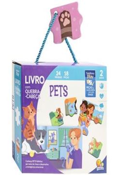 Imagem de TODOLIVRO PLAY - LIVRO COM QUEBRA-CABECA - PETS
