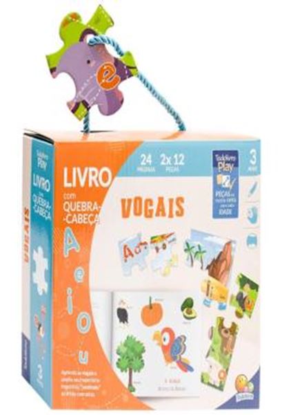 Picture of TODOLIVRO PLAY - LIVRO COM QUEBRA-CABECA - VOGAIS