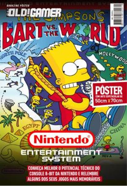 Picture of SUPERPOSTER OLD!GAMER - THE SIMPSONS: BART VS. THE WORLD