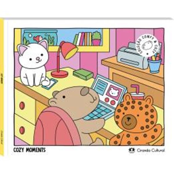 Picture of COMFY & COZY BOOKS - COZY MOMENTS - LIVRO DE COLORIR