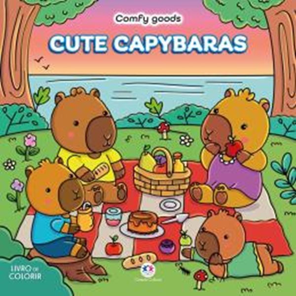 Picture of COMFY GOODS - CUTE CAPYBARAS - LIVRO DE COLORIR