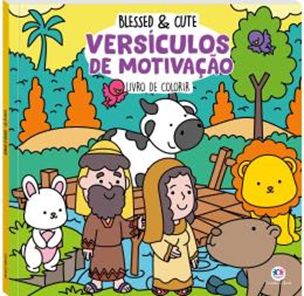 Picture of BLESSED & CUTE - VERSICULOS DE MOTIVACAO - LIVRO DE COLORIR