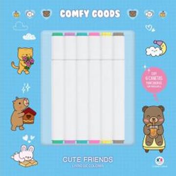 Imagem de COMFY GOODS - CUTE FRIENDS - LIVRO DE COLORIR