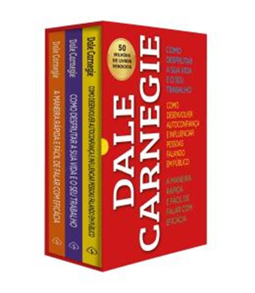 Picture of BOX DALE CARNEGIE - AUTOCONFIANCA, ORATORIA E PRODUTIVIDADE - 3 LIVROS DE DESENVOLVIMENTO PESSOAL
