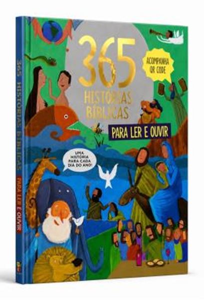 Picture of 365 HISTORIAS BIBLICAS PARA LER E OUVIR - CAPA DURA - VOLUME 1 - LIVRO COM QR CODE